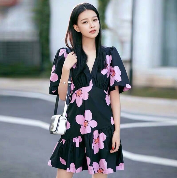 kate spade grand floral dress